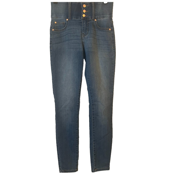 Guess Jeans Womens Size 25 High Rise Skinny Blue Stretch Denim 4 Button Closure - Picture 11 of 11